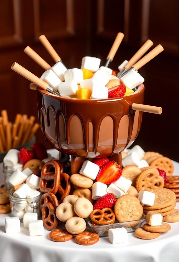 chocolate fondue indulgence session