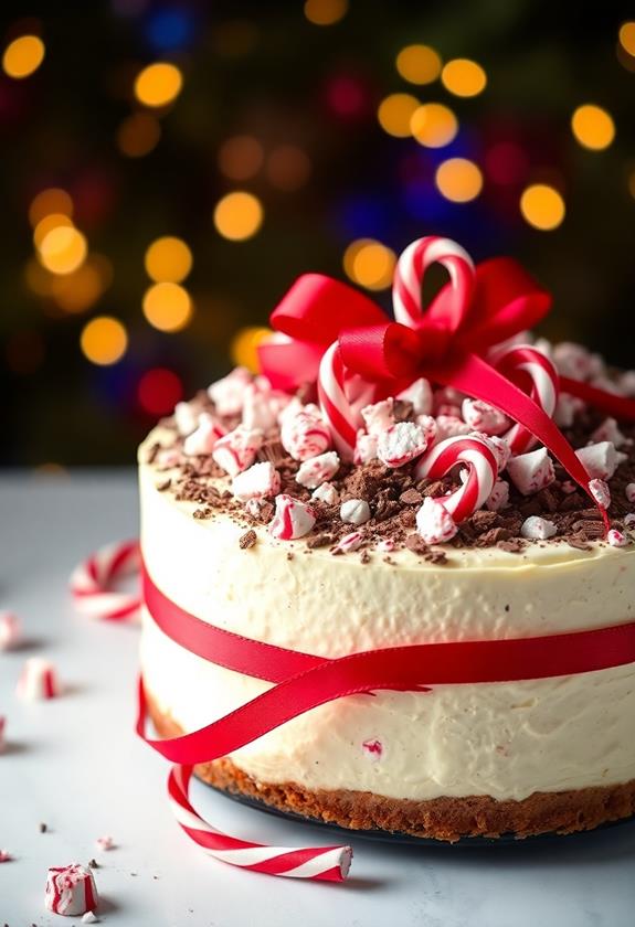 festive mint cheesecake delight