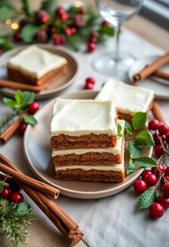 gingerbread cheesecake bites