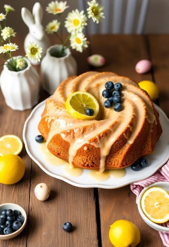 lemon blueberry coffee cake