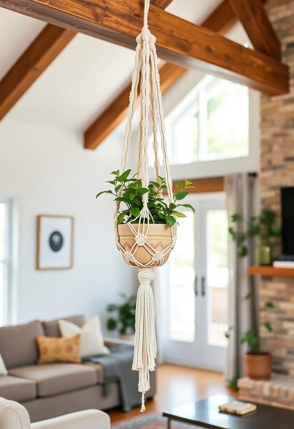 makramee plant hanger