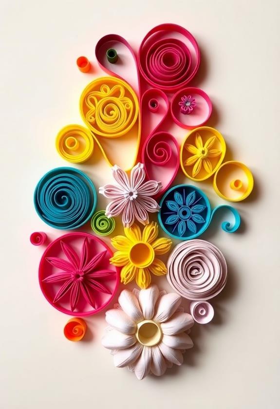 paper flower patterning