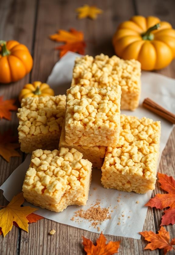 pumpkin rice cereal snack