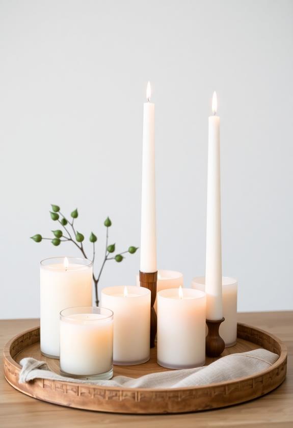 skandinavian minimalist candle design