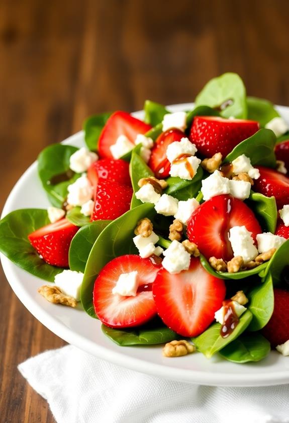 strawberry spinach salad recipe