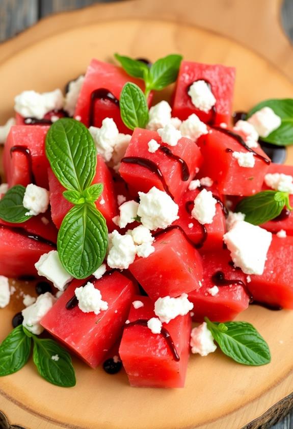 watermelon feta salad