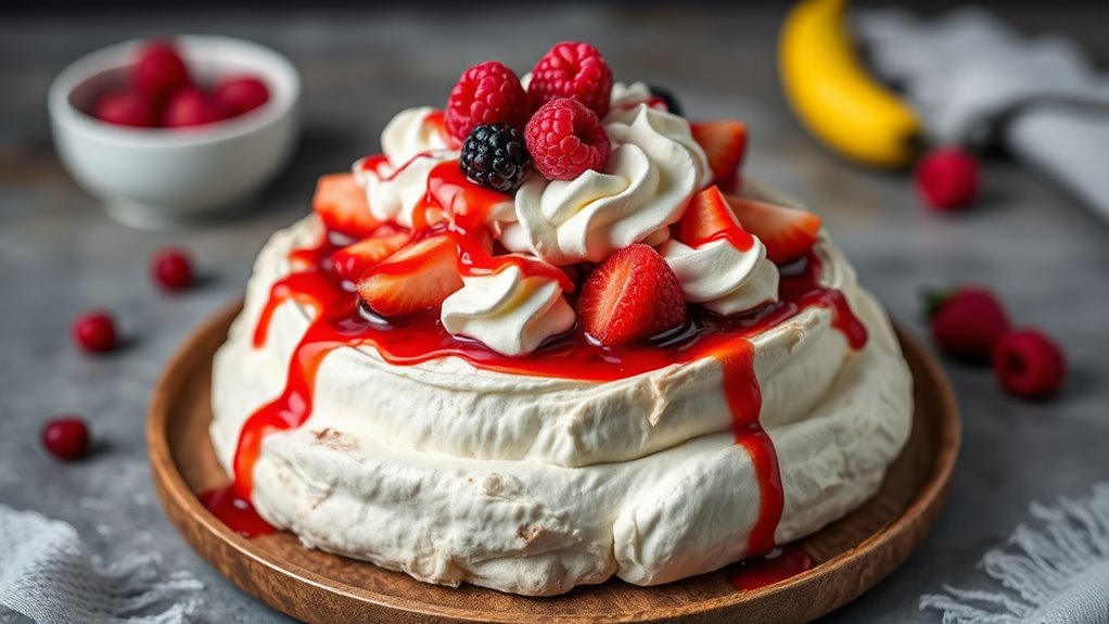delicious pavlova dessert origin