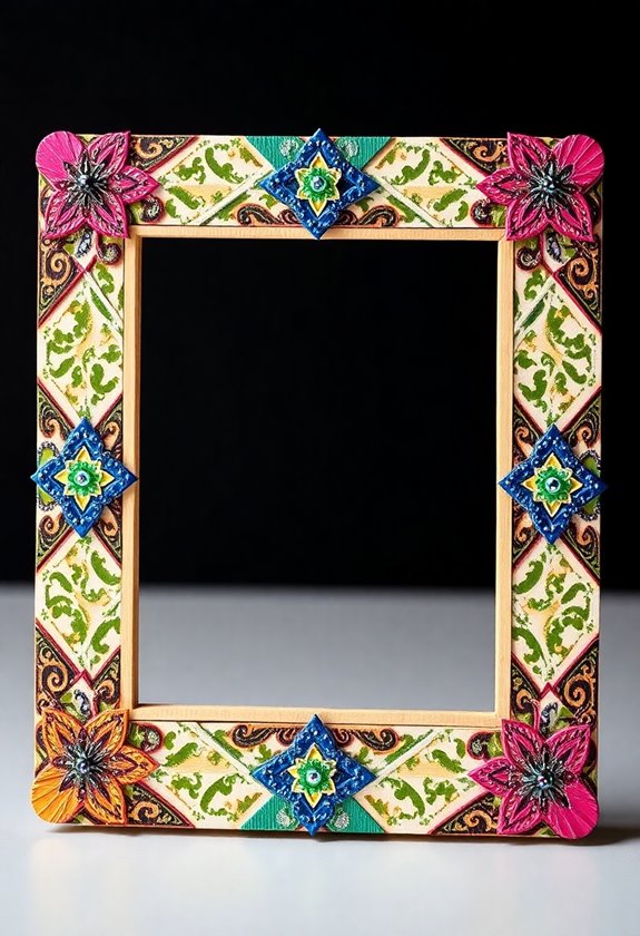 ice cream stick frame