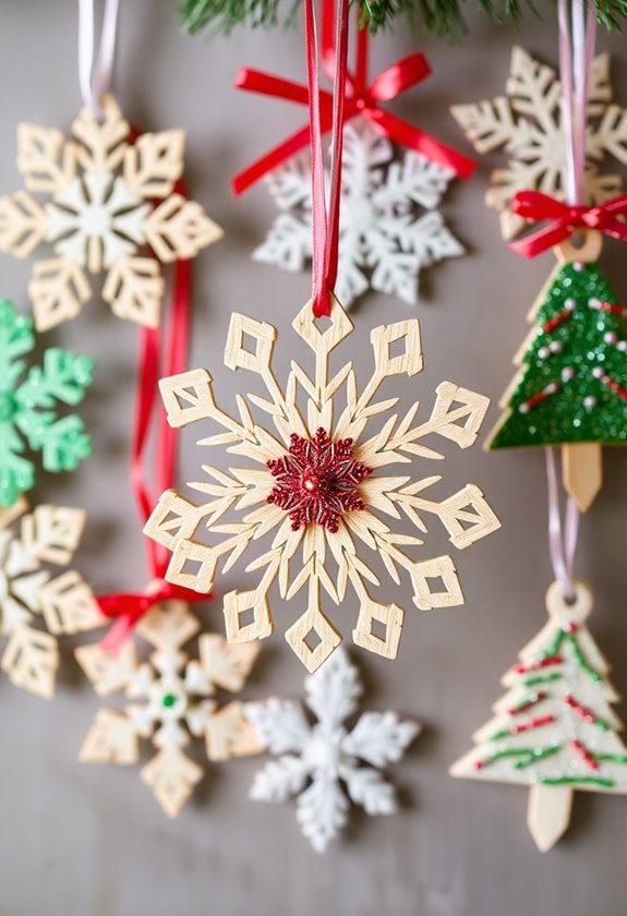 ice cream stick ornaments