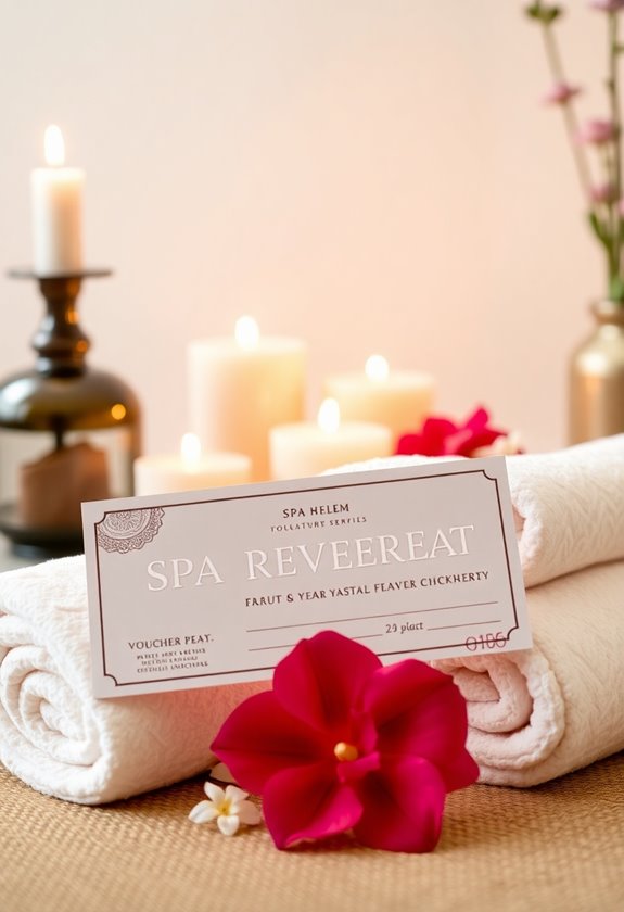 luxury spa trip voucher