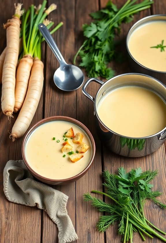 popular parsnip soup recipes